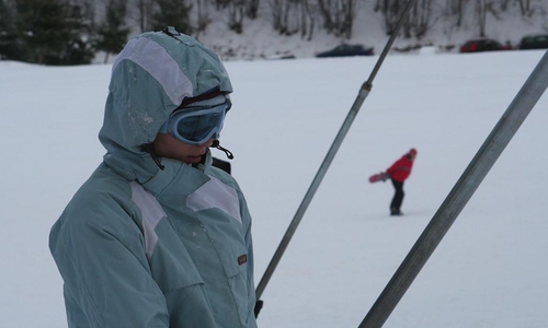 Nepříjemné lyžování v Chotouni
