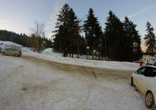 Městské lyžování Harusův kopec u Nového Města na Moravě 