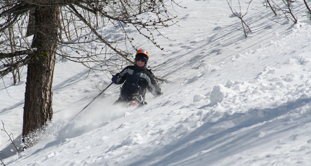 Courmayeur: závěje prašanu