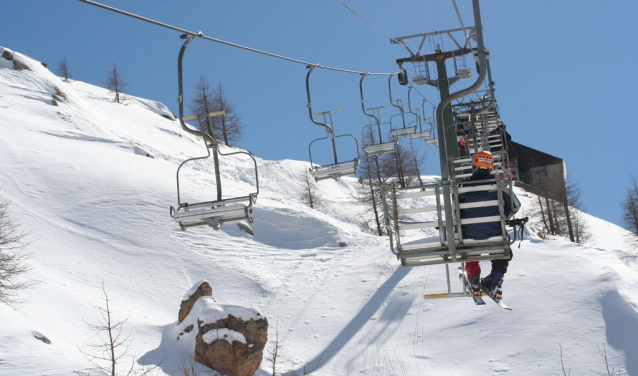 Courmayeur: závěje prašanu