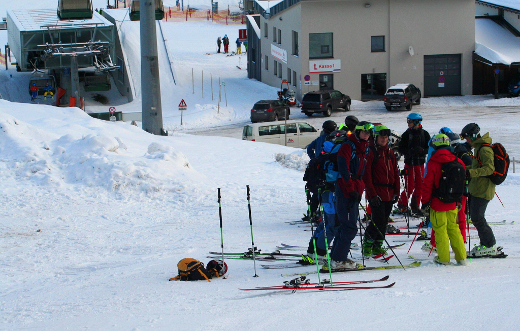 Hochkar. Školní lyžařský kurz je svahu první.