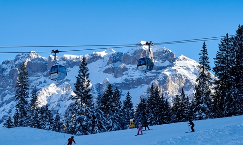 Trentino má ideální lyžařské podmínky