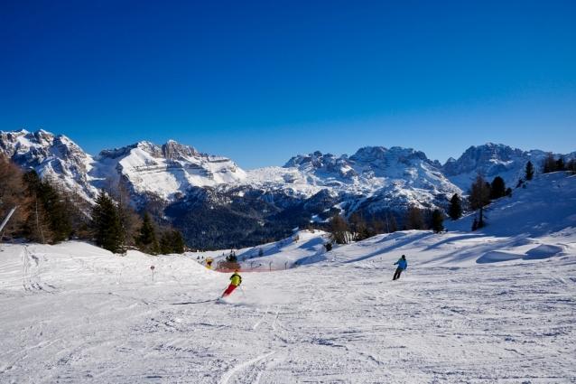 Trentino má ideální lyžařské podmínky