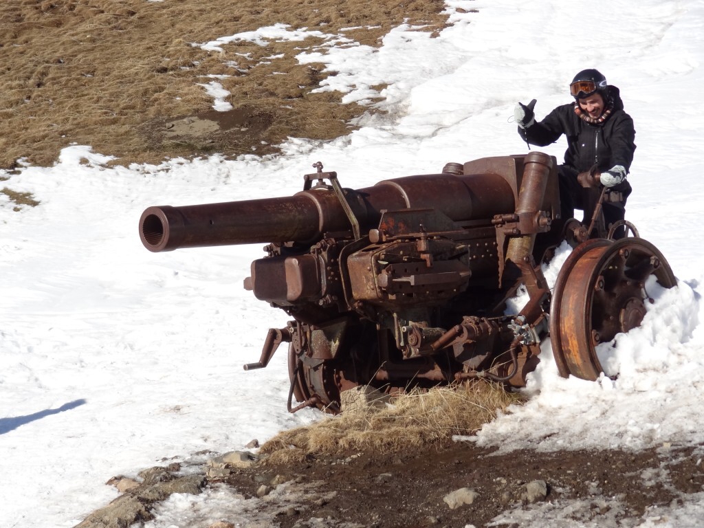 Dělo Škoda z 1. světové války.