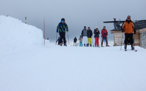 Aussois, příjemné lyžování pro rodiny