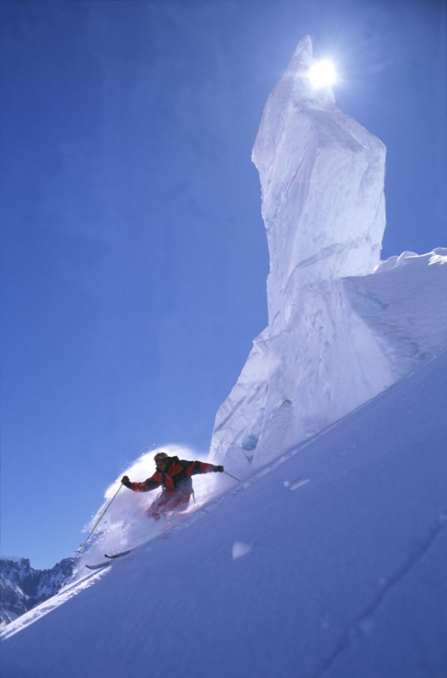 Těžká černá Grands Montets