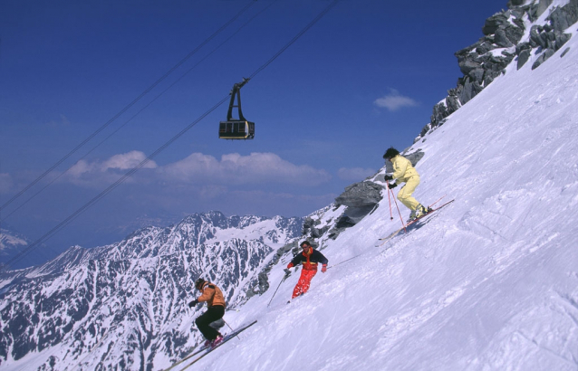 Těžká černá Grands Montets