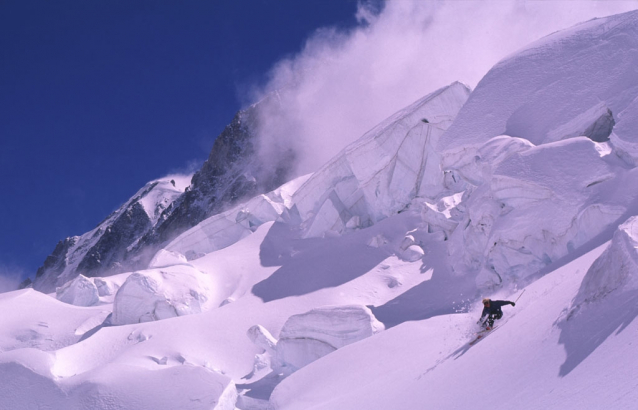 Těžká černá Grands Montets