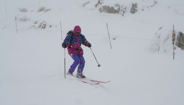 Těžká černá Grands Montets