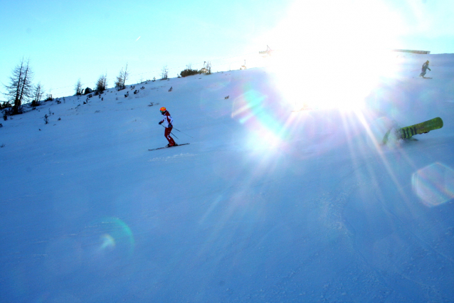 Livigno zatím lyžuje na umělém sněhu