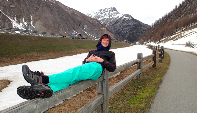 Lago di Livigno a koupání v Livignu