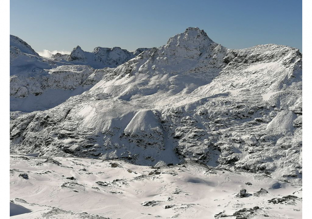 Lyžování na Mölltaler Gletscher: obrovská porce sněhu