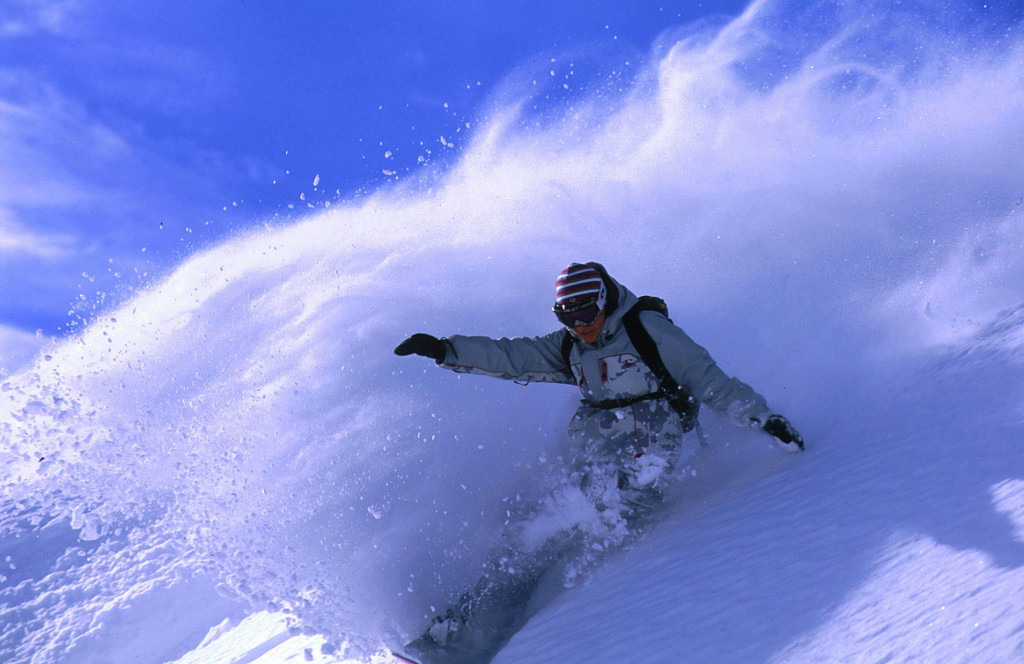 Mölltal, Nici Pederzolli na snowboardu.