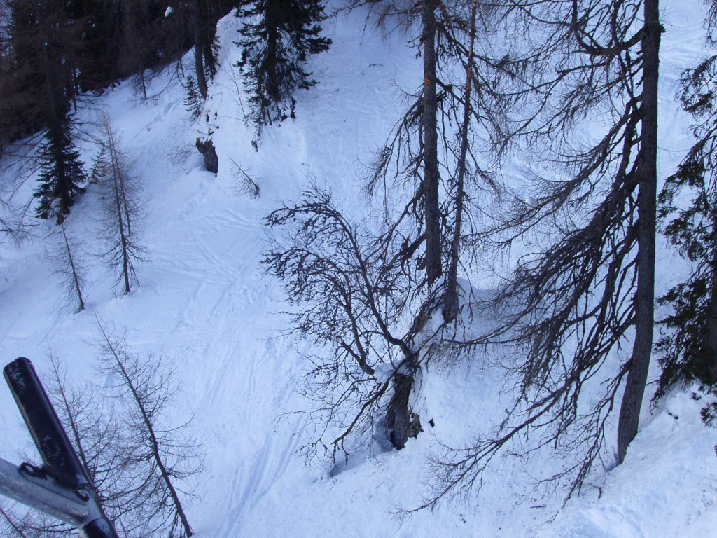 Terén pro freeriding Nassfeld.