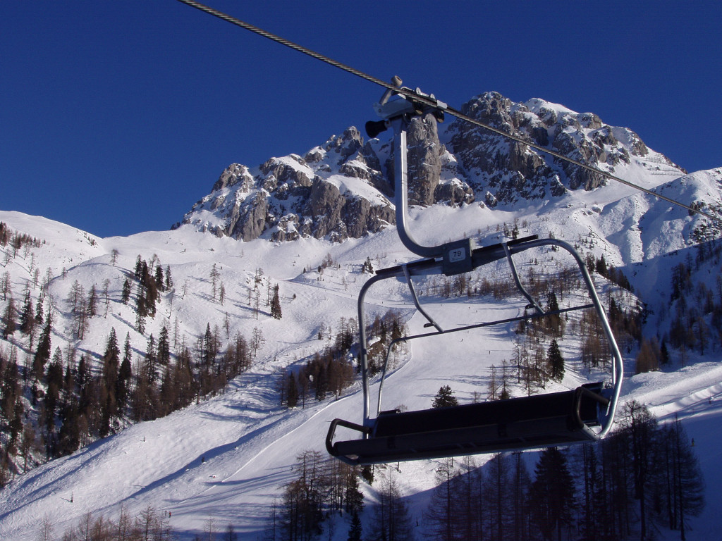 Nassfeld, Garnitzenberg (1951 m).