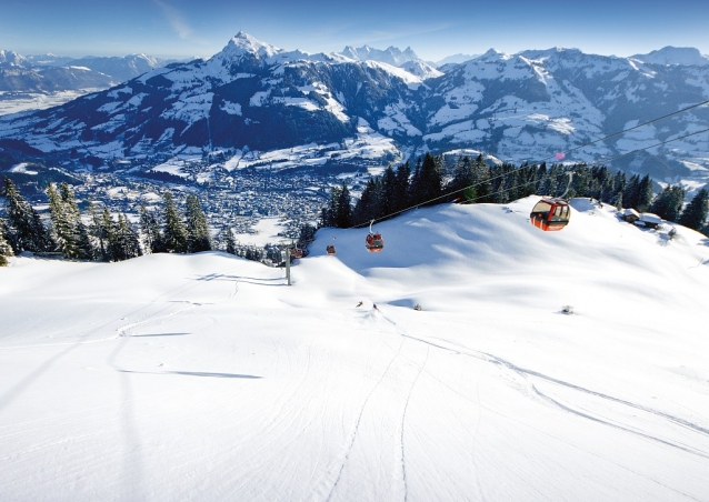 Kitzbühel: kupte si skipass pro 47 světových zimních středisek