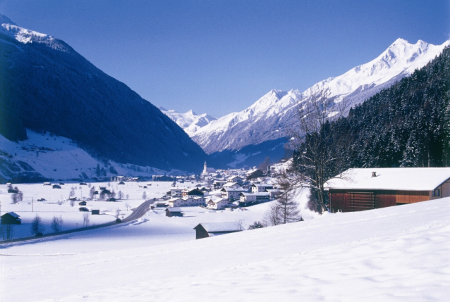 Sníh a slunce ve Stubai