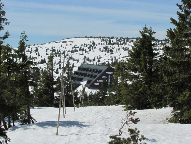 Jarní skialp bahno v Krkonoších