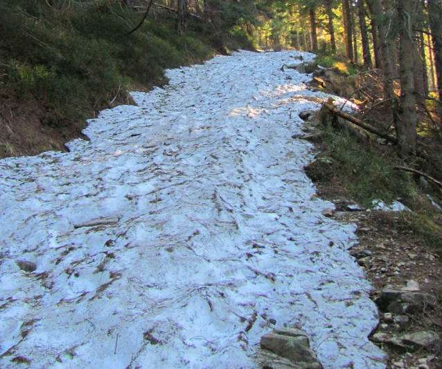 Jarní skialp bahno v Krkonoších