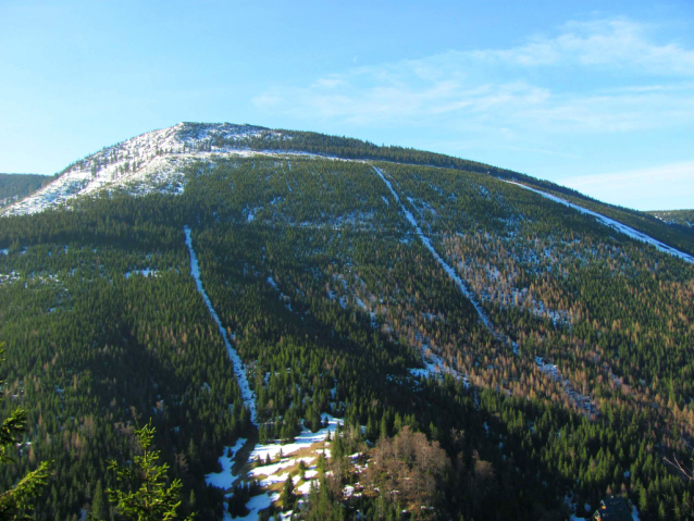 Jarní skialp bahno v Krkonoších