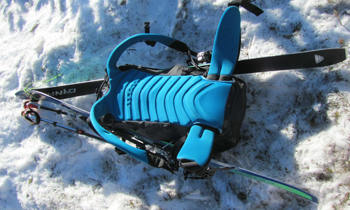 Jarní skialp bahno v Krkonoších Jarní skialp bahno v Krkonoších