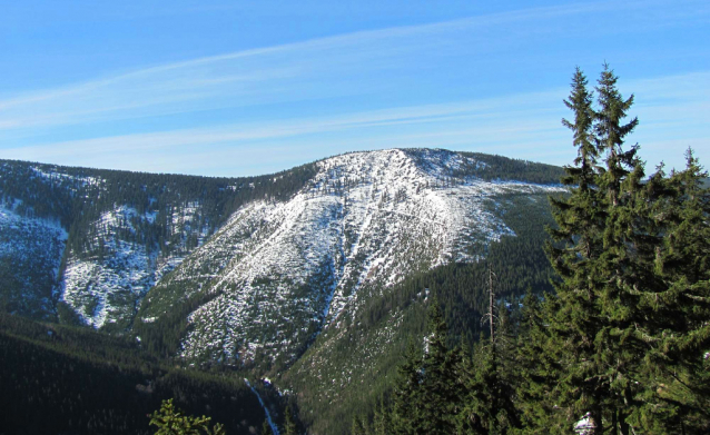 Jarní skialp bahno v Krkonoších