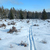 Zimní výprava na brdský Tok vlakem, na kole a na lyžích