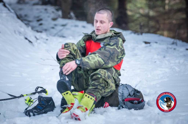 Winter Survival Jeseníky: mrazivé táboření, běh po kopcích a lezení na skalách