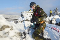 Winter Survival 3. den: lezení po skalách na Rabštejně Winter Survival 3. den: lezení po skalách na Rabštejně