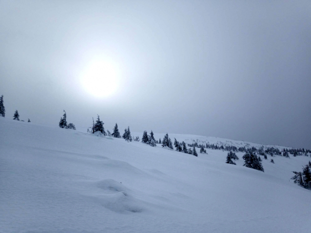 Skialp přes 3 krkonošské kopce