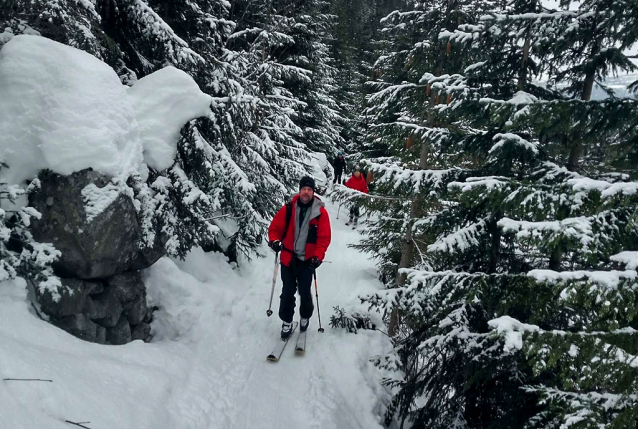 Skialp přes 3 krkonošské kopce