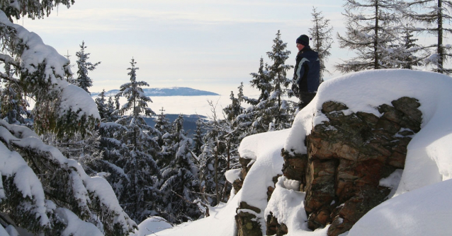 Lyžařský výlet na Lysou horu a do Rokytnice na skialpech