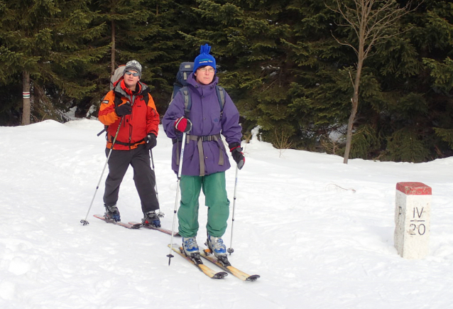 Poslední jarní lyžařská túra z Pomezní boudy do Svobody