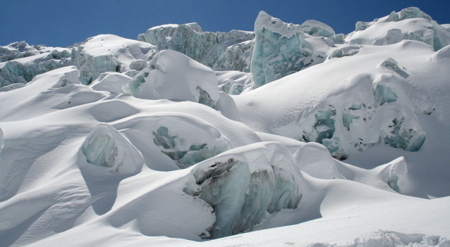 Ledovec ve Vallée Blanche vydal mrtvého snowboardistu po dvou letech