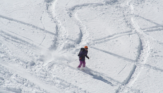 Courmayeur: závěje prašanu