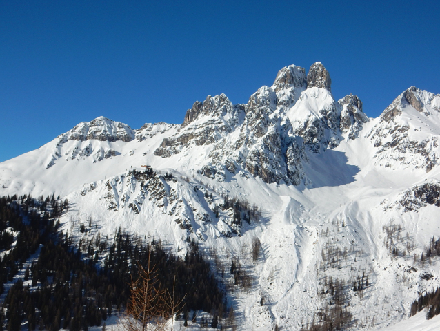 4 skialpové túry u Hofpürglhütte v Gosaukamm / Dachstein