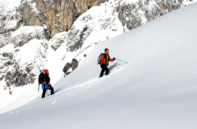 4 skialpové túry u Hofpürglhütte v Gosaukamm / Dachstein