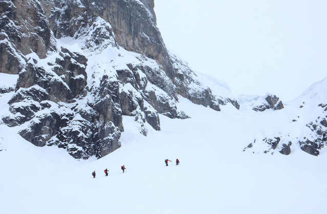 4 skialpové túry u Hofpürglhütte v Gosaukamm / Dachstein