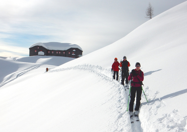 4 skialpové túry u Hofpürglhütte v Gosaukamm / Dachstein