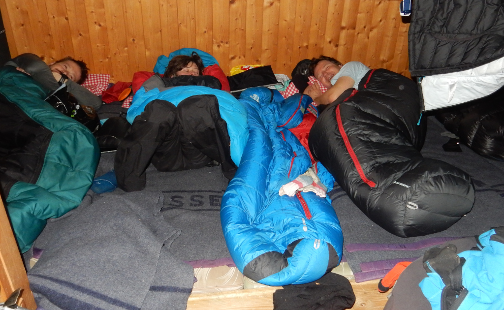 Hochpürglhütte, winterraum.