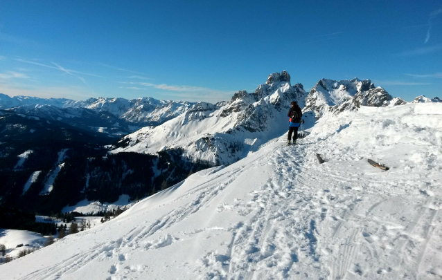 4 skialpové túry u Hofpürglhütte v Gosaukamm / Dachstein