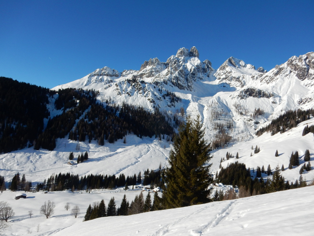 4 skialpové túry u Hofpürglhütte v Gosaukamm / Dachstein