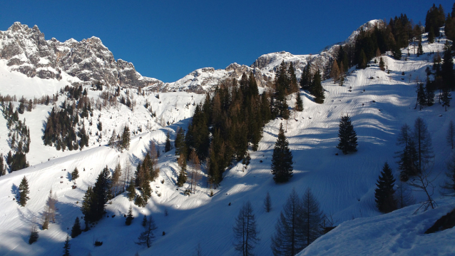 4 skialpové túry u Hofpürglhütte v Gosaukamm / Dachstein