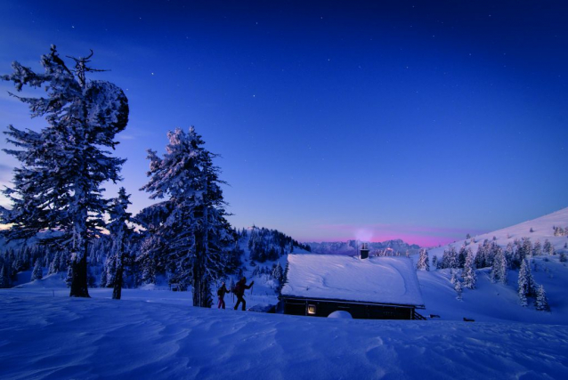 Zimní túra na Dobratsch nad Villach 