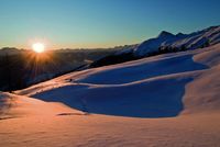 Prašan v rakouských Alpách Prašan v rakouských Alpách