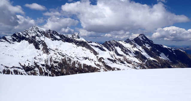 Jarní skialpová túra přes vysoká sedla v Hohe Tauern od Glockneru ke Klockerin