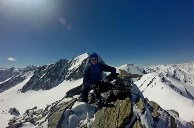 Hochvernagtwand (3390 m), super skialp v Ötztalských Alpách