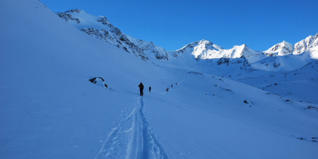 Start of ski season in the Ötztal Alps