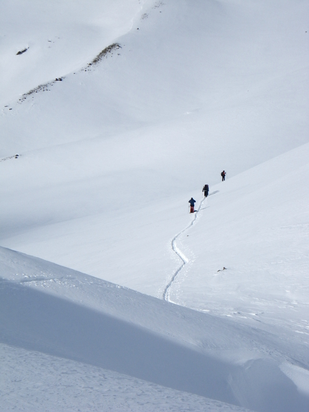 Bliggspitze, klasický jarní skialp v Ötztalských Alpách 