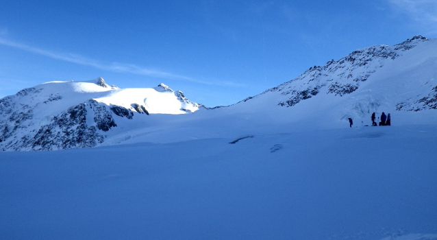 Start of ski season in the Ötztal Alps